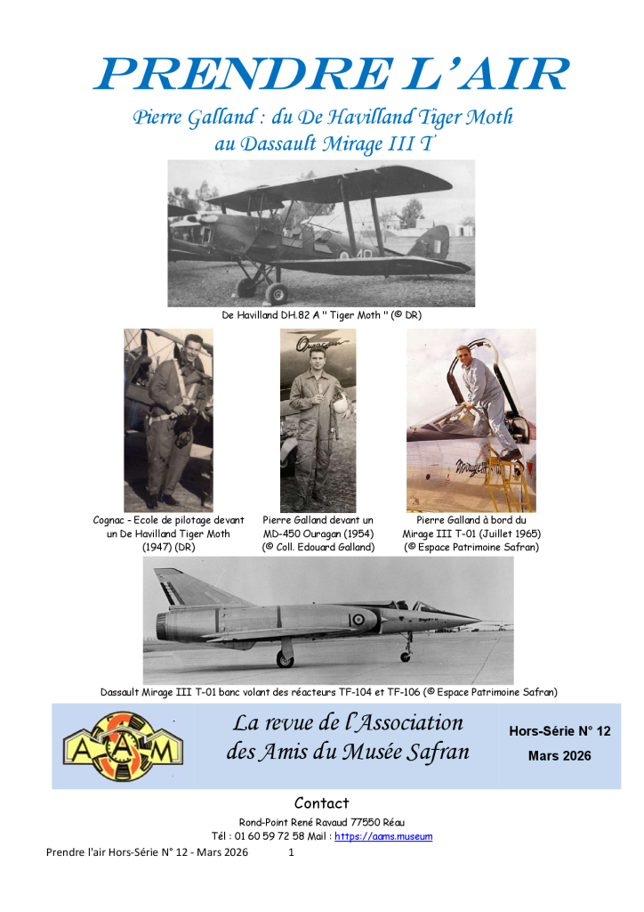 AAMS Pierre Galland pilote essais HS n° 12 Mar 2026