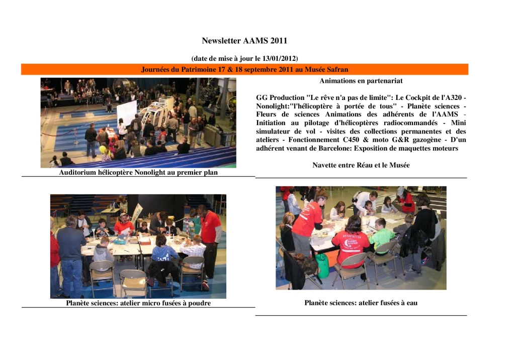 Newsletter 2011