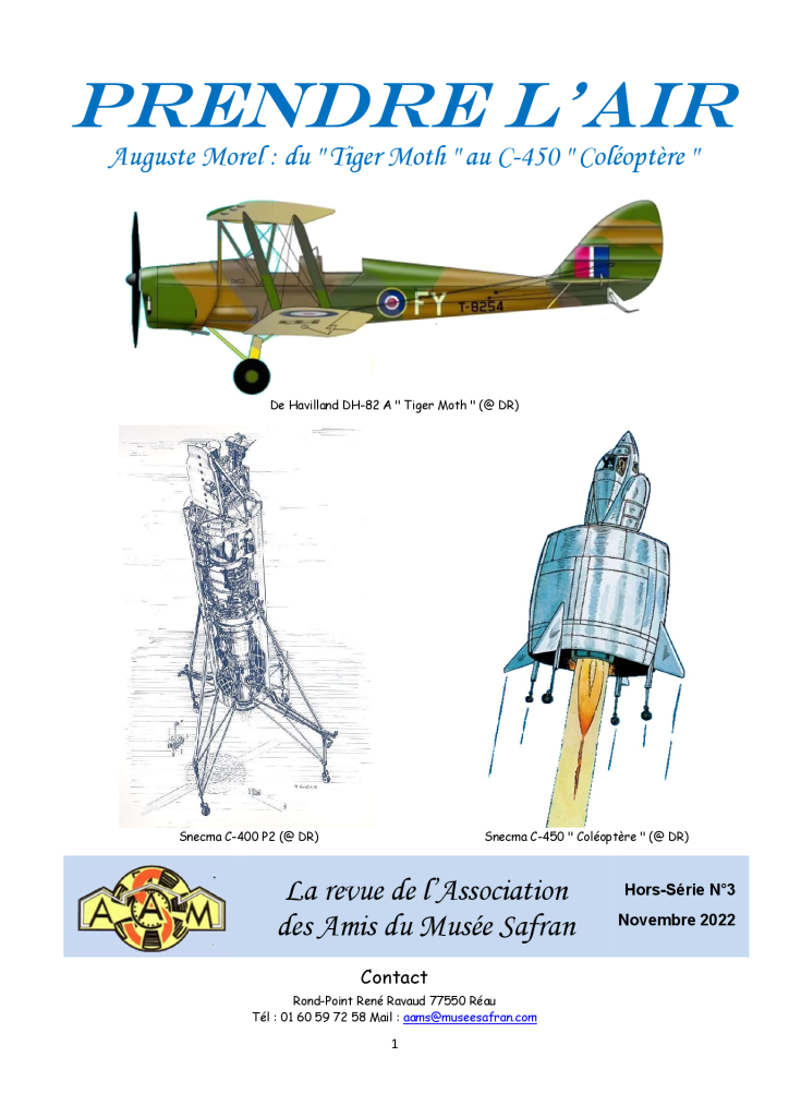 AAMS Auguste Morel pilote d'essai HS n°3 Nov 2022