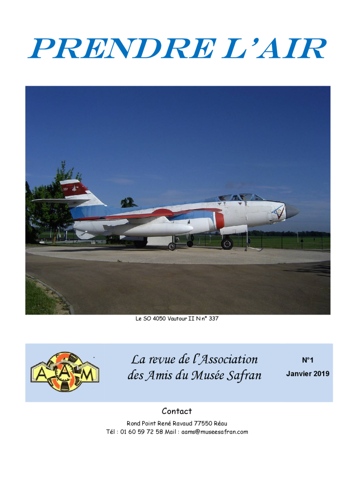 AAMS Revue Prendre l'air n°1 Janvier 2019